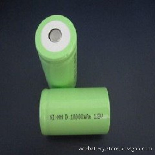 10Ah and 8000mah rechargeable NiMH 1.2V Size D battery for e bike